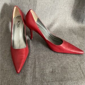 BCBG Red Pumps